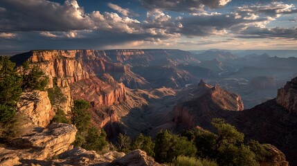 Fototapeta premium Majestic canyon view with vibrant colors
