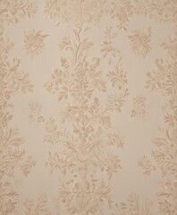 Subtle beige damask with small-scale floral details, elegant texture ,  classic,  subtle,  floral