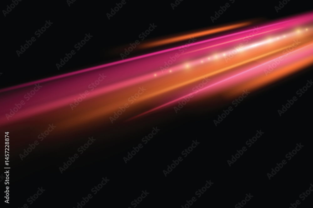 Poster neon stripes in the form of drill, turns and swirl. illustration of high speed concept. image of spe