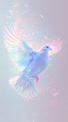 Fototapeta premium Dove animal bird fragility.
