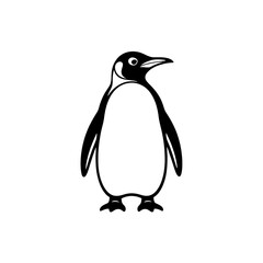 Fototapeta premium penguin on white background