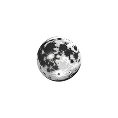 Planet icon on white background