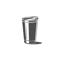 Tumbler isolated on white background