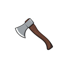 axe isolated on white