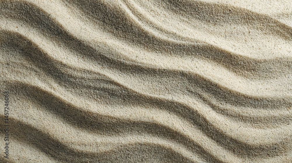 Poster fine sand texture with faint ripple patterns on soft surface