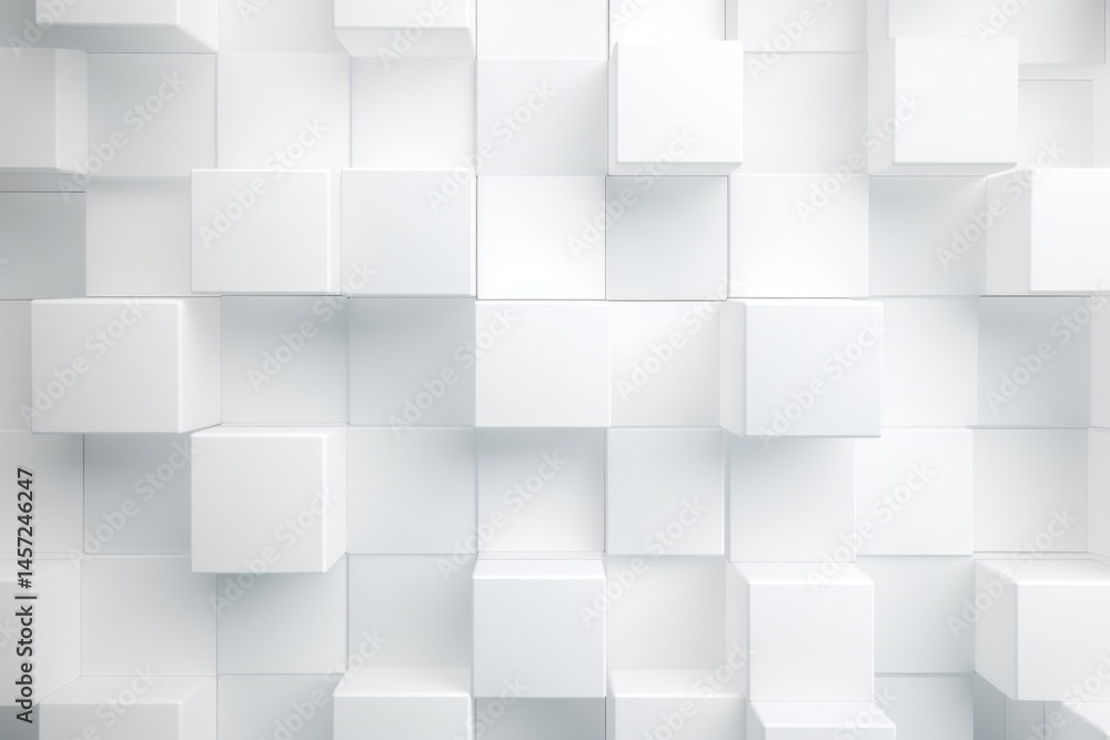 Poster white cuboid background architecture backgrounds abstract.