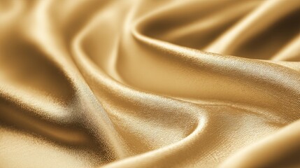 Fototapeta premium Smooth golden silk or satin cloth texture luxury retro background sepia tone