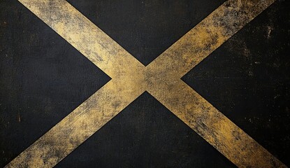 Black background with golden lines