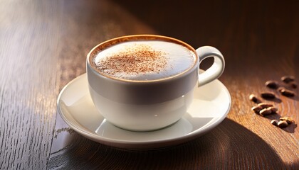 cup of cappuccino coffee