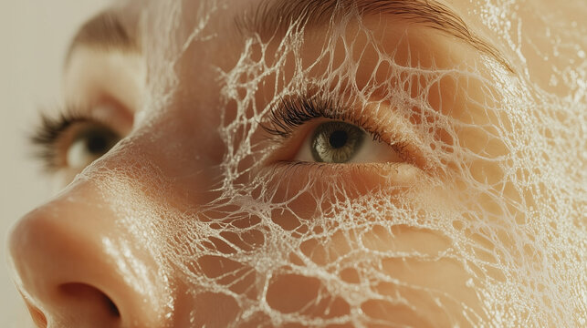 Skin cells regenerate and repair while DNA processes occur during cellular growth and renewal