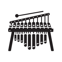 Melodic Precision: A Delicate Collection of Glockenspiel Vector Silhouettes Highlighting the Elegant Design, Clear Tones, and Musical Charm of This Unique Percussion Instrument.
