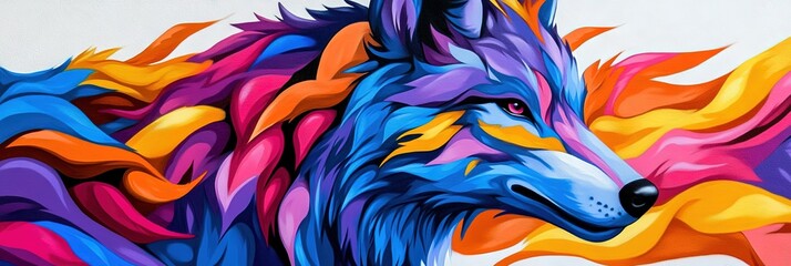 graffiti wolf 