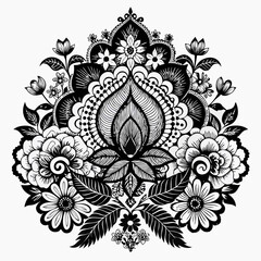 abstract floral ornament