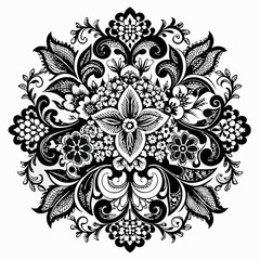 vector floral ornament