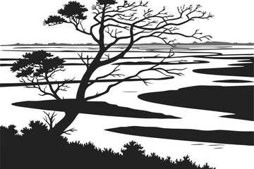 26 black and white photography, seabirds on rocks, silhouettes, cormorants, waves crashing, coastal scene, high contrast, dramatic lighting, wildlife, ocean, spray, monochrome, nature photography, min