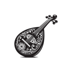 Timeless Melody: A Beautiful Collection of Oud Vector Silhouettes Highlighting the Elegant Shape, Rich Sound, and Cultural Significance of This Traditional Middle Eastern String Instrument.
