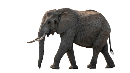 Obraz premium Elephant isolated on transparent background