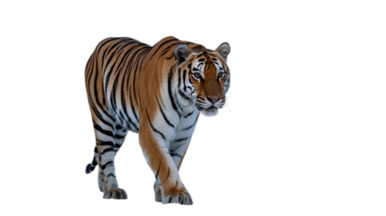 Bengal Tiger isolated on transparent background