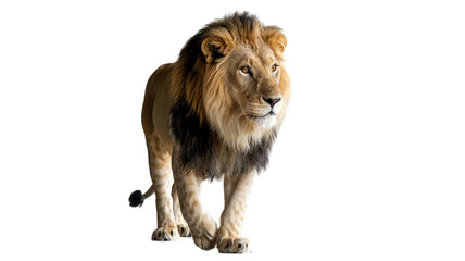 Obraz premium Lion isolated on transparent background