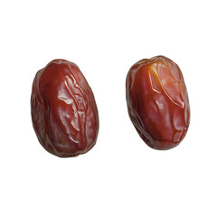 Fresh medjool dates displayed PNG on a transparent background 