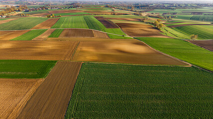 Naklejka premium Ponidzie województwo świętokrzyskie i jej malownicze pola