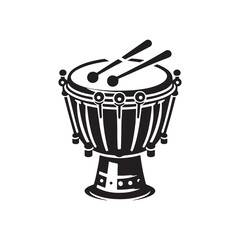 Percussive Pulse: A Bold Collection of Tom-Tom Vector Silhouettes Showcasing the Unique Shape, Deep Sound, and Dynamic Rhythm of This Popular Drum in Modern Music.
