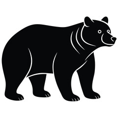 black bear silhouette