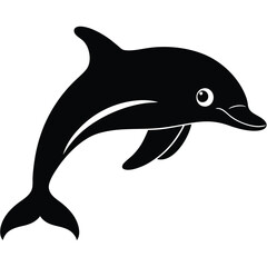 dolphin isolated on white background