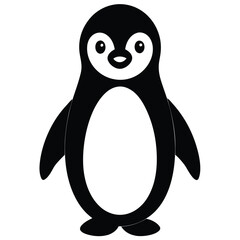 penguin on a white background