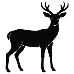 deer silhouette vector