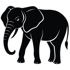 Obraz premium elephant vector illustration