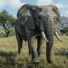 Obraz premium elephant and safari