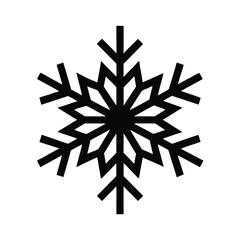 snowflake icon vector illustration