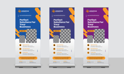 Corporate Business Roll Up Banners