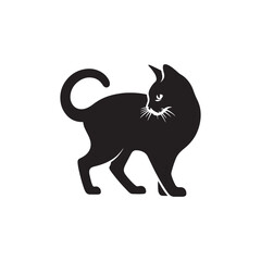 Graceful Elegance: A Stunning Collection of Abyssinian Vector Silhouettes Highlighting the Unique Posture, Sleek Fur, and Captivating Presence of This Elegant Feline Breed.
