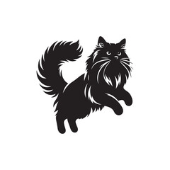 Charming Grace: A Beautiful Collection of Birman Vector Silhouettes Capturing the Elegant Posture, Silky Coat, and Striking Features of This Affectionate Feline Breed.
