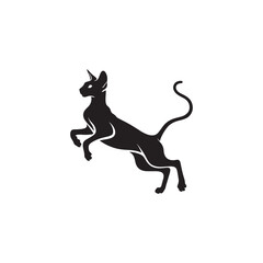 Unique Elegance: A Captivating Collection of Sphynx Vector Silhouettes Highlighting the Distinctive Hairless Body, Graceful Posture, and Playful Personality of This Charismatic Feline Breed.
