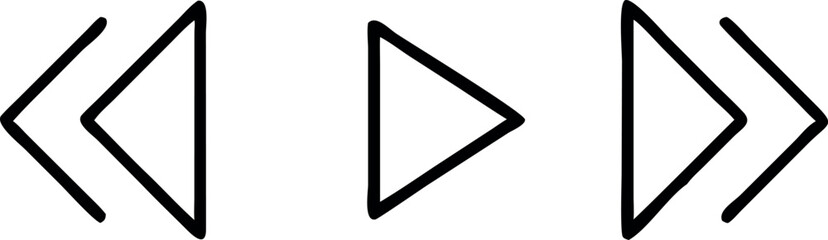 Abstract Arrow Symbols | Geometric Triangle Line Icons Pattern Design