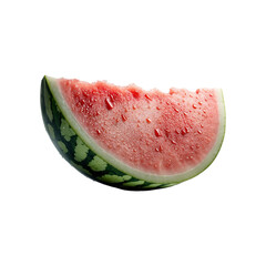 Watermelon Fruit Image With Transparent Background.