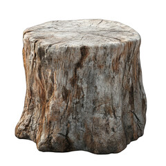 Tree Stump isolated on transparent background