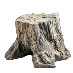 Tree Stump isolated on transparent background