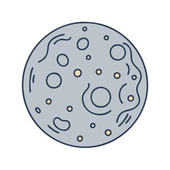 Explore the moon surface craters lunar landscape astronomy celestial body space exploration full moon