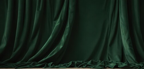 Deep green velvet textile, ideal for upholstery or backdrop , shadow, velvet, design