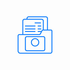 scanner document input icon sign vector