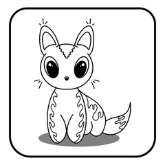 Discover unique, coloring pages featuring original and creative characters! Perfect for relaxation, art therapy, or moments of inspiration. Page size 8.5”x8.5”.