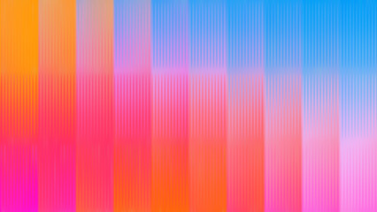 Colorful frosted ribbed glass texture background