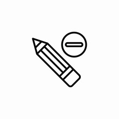 edit remove tool icon sign vector