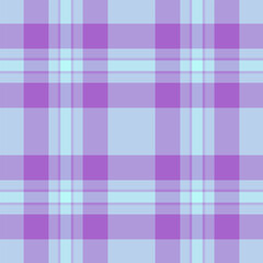 Fototapeta premium Outline check seamless background, october texture vector tartan. Gentleman plaid fabric textile pattern in light and violet colors.