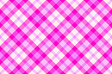 Vibrant pink plaid pattern. Cheerful background ideal for spring, summer, fashion or textiles. Adds a pop of color and a cozy, inviting feel.