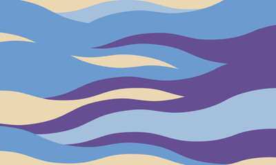 Abstract calming wave pattern in serene blues and purples. Perfect for websites, social media, branding, or print designs needing a peaceful, flowing aesthetic.